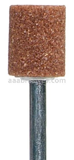 Norton B132 3/8 x 1/2/Gemini 38A M/I2 1/8 x 1-1/2 /Vitrified Bond Mounted Points - B Shapes