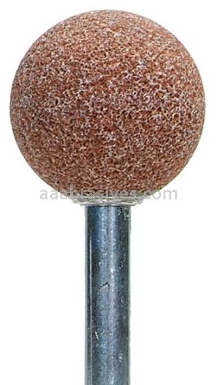 Norton A25 1" Ball Gemini 38A M/M4 1/4 x 1-1/2 Vitrified Mounted Points - A Shapes