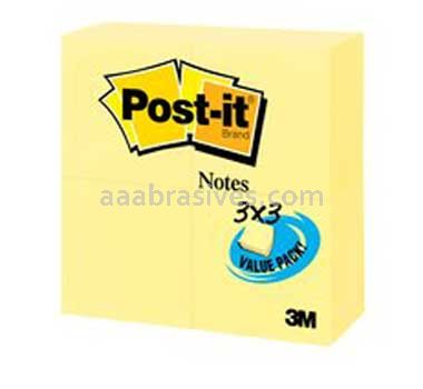 Post-it™ Notes 654-24VAD 3 in x 3 in Canary Yellow 3M 7100116579