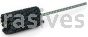 Weiler 34194 CrossFlex Standard Duty Bore Brush 1-1/8 Diameter 120 SC Grit