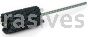 Weiler 34202 CrossFlex Standard Duty Bore Brush 1-3/8 Diameter 120 SC Grit