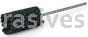Weiler 34207 CrossFlex Standard Duty Bore Brush 1-1/2 Diameter 180 SC Grit