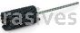 Weiler 34216 CrossFlex Standard Duty Bore Brush 1-3/4 Diameter 240 SC Grit