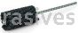 Weiler 34217 CrossFlex Standard Duty Bore Brush 1-3/4 Diameter 320 SC Grit