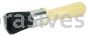 Weiler 40080 1" Stencil Brush China Bristle 1-3/8" Trim Length Lacquered Wood Handle