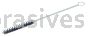 Weiler 44110 1/4" Nylon Tube Brush