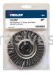 Weiler 13125P - 4" .020, M10 x 1.25 A.H., Retail Pack , Stringer Bead Wire Wheel - 012382131258