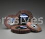 3-1/2 x 1-1/2 x 5/8 240 Merit Grind-O-Flex Large Diameter Flap Wheels