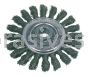 Osborn 4” CABLE TWIST KNOT WHEEL (.020 SS X 1/2-13 NC AH)#26460/