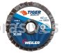 Weiler 50925 - 2" 80Z, BobCat Abrasive Flap Disc, Angled, Plastic Backing - 012382509255