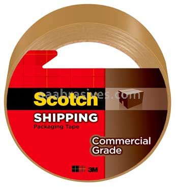 Scotch™ Commercial Grade Shipping Packaging Tape 3750T Tan 48 mm x 50 m 3M 7010332960