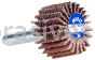 Merit Abrasives 08834137141 1-1/2 x 1 x 1/4  Small Diameter Flap Wheels With 1/4" Steel Shank 80 Grit Merit High Performance Ceramic/AO