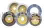 Norton 2 x 1 x 1/4 37C120-K8V Rim 5/16 Back 3/8 Type 06 Straight Cup Wheels
