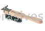 Osborn Straight Handle Scratch Brush w/ Scraper 4 X 11 Rows #54021