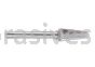 SL-81 3/16x1/2x3/16 14% Included Angle Double Cut Carbide Burr