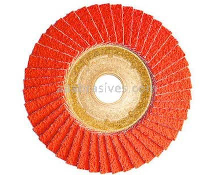 CS Unitec 93555 5 x 7/8 40 Grit PLANTEX&reg; Ceramic Flap Disc
