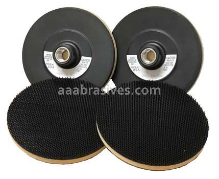 4-1/2x5/8-11, Medium, Back-up Pad, Hook & Loop