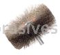 Weiler 17621 3" Wide Face Stem-Mounted Crimped Wire Wheel .008" Steel Fill 1/4" Stem