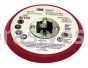 3M&trade; 7010298965 5 x 3/8 x 5/16-24 Stikit&trade; External Silver Face Red Foam Low Profile Disc Pad 85104