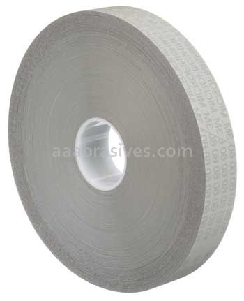 3M&trade; 7000045227 0.787 x 226 ft x 1 15 Micron 5 MIL 372L Microfinishing Film Roll