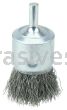 Weiler 11017 1" Coated Cup Crimped Wire End Brush .0104" Stainless Steel Fill