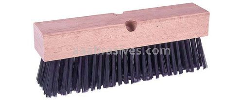 12" Wire Broom, Round Wire Fill