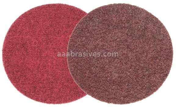 Weiler 51522 7" Non-Woven Surface Conditioning Disc Hook & Loop AO - Medium