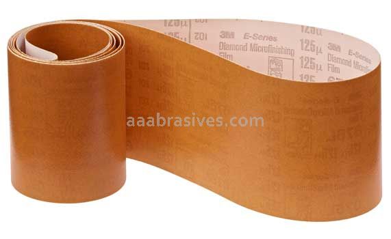 3M™ 7100223507 8 x 25 ft x 3 125 Micron 675L Diamond Microfinishing Film Roll