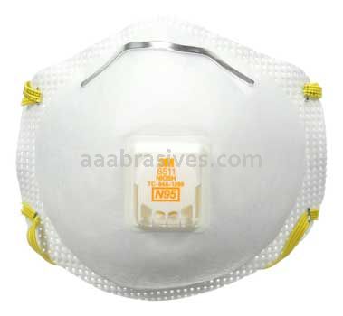 3M&trade; 7100122935 Paint Sanding Valved Respirator Clip Strip 8511PA1-S-PS