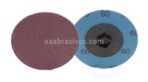 Standard Abrasives Quick Change TP A/O 2 Ply Disc 572504 3" 50 Grit