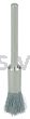 Weiler 26113 5/16" Miniature Wire End Brush .005" Steel Fill 1/8" Stem