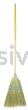 Weiler 44547 Household Upright Broom Corn & Fiber Fill 54" Overall Length