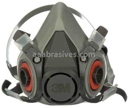 3M&trade; 7000001933 Half Facepiece Reusable Respirator 6200/07025(AAD) Medium
