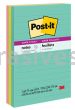 Post-it™ Super Sticky Notes 660-3SSMIA 4 in x 6 in Miami Collection 3M 7100088532