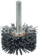 Weiler 17217 Bore-Rx 2-1/2"Dia. Internal Brush Deburring Tool .055/80 CG Crimped Fill 3/8" Stem