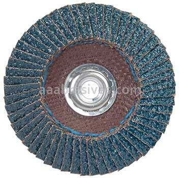 4-1/2 x 5/8-11 60 Grit Merit Type 29 Zirc Powerflex Flap Discs