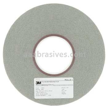 3M&trade; 7100216842 0.965 x 900 ft x 3 15 Micron 5 MIL 373L Microfinishing Film Roll