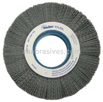 Weiler 83116 6" Crimped Filament Nylox Wheel .040/80 SC Fill 2" Arbor Hole 1/2" Thick