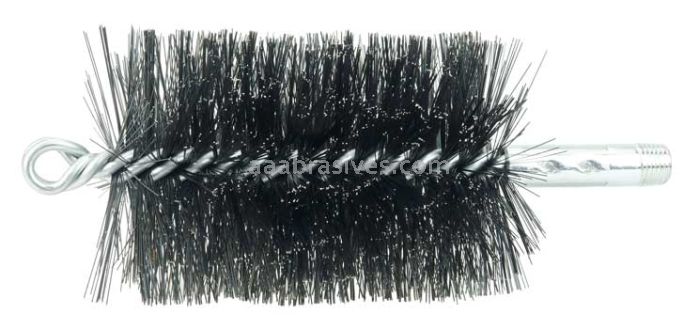 Weiler 44154 2-1/2" Double Spiral Flue Brush .012 Steel Fill
