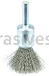 Weiler 10014 1/2" Crimped Wire End Brush .0104" Stainless Steel Fill