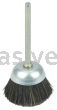 Weiler 26095 1" Miniature Cup Brush Stiff Hair Fill 1/8" Stem