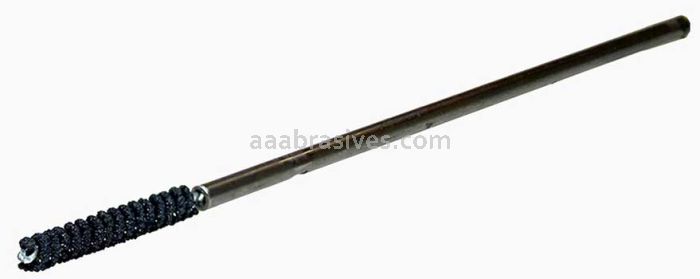 Weiler 34326 CrossFlex Standard Duty Bore Brush 8mm Diameter 320 SC with Collet
