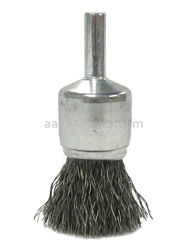 1" Crimped Wire End Brush, .0104 SS, Retail Pack (EBA-22)
