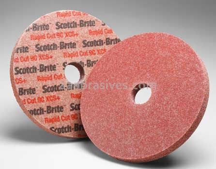 3M™ Scotch-Brite™ 7100066499 6 x 1 x 1 9C XCS+ Rapid Cut Unitized Wheel