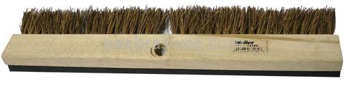 Weiler 44885 - 18" Driveway Coater with Squeegee, Palmyra Fill w/ 48" Wood Threaded Handle - 012382448851