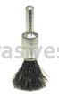 Weiler 10186 - 3/8" .006, Crimped Wire End Brush - 012382101862