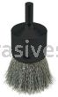 Weiler 10022V 1" Crimped Wire End Brush .0104" Stainless Steel Fill Vending Ready