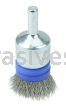 Weiler 11112 Banded Crimped Wire End Brush 3/4" .006" Stainless Steel Fill