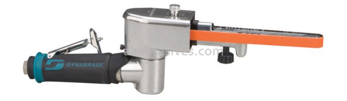 Dynabrade 40352 Dynafile II Abrasive Belt Tool .4 hp 7 Degree Offset 25,000 RPM Front Exhaust