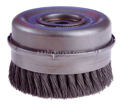 Osborn 4” Knot Wire Cup (.014 X 5/8-11 AH ){Display}#33505